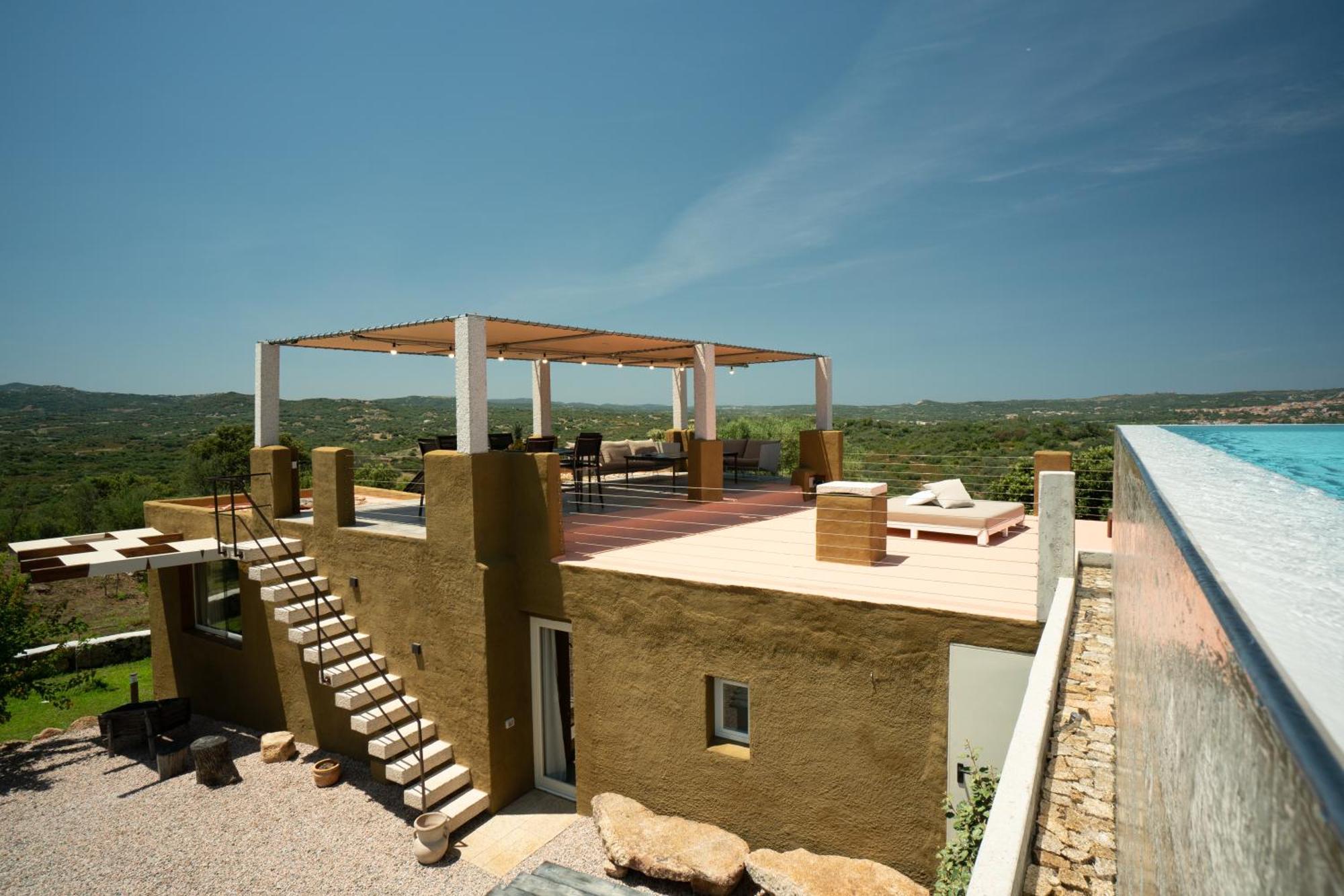 Villa Tre Nibbari San Pantaleo Exterior foto